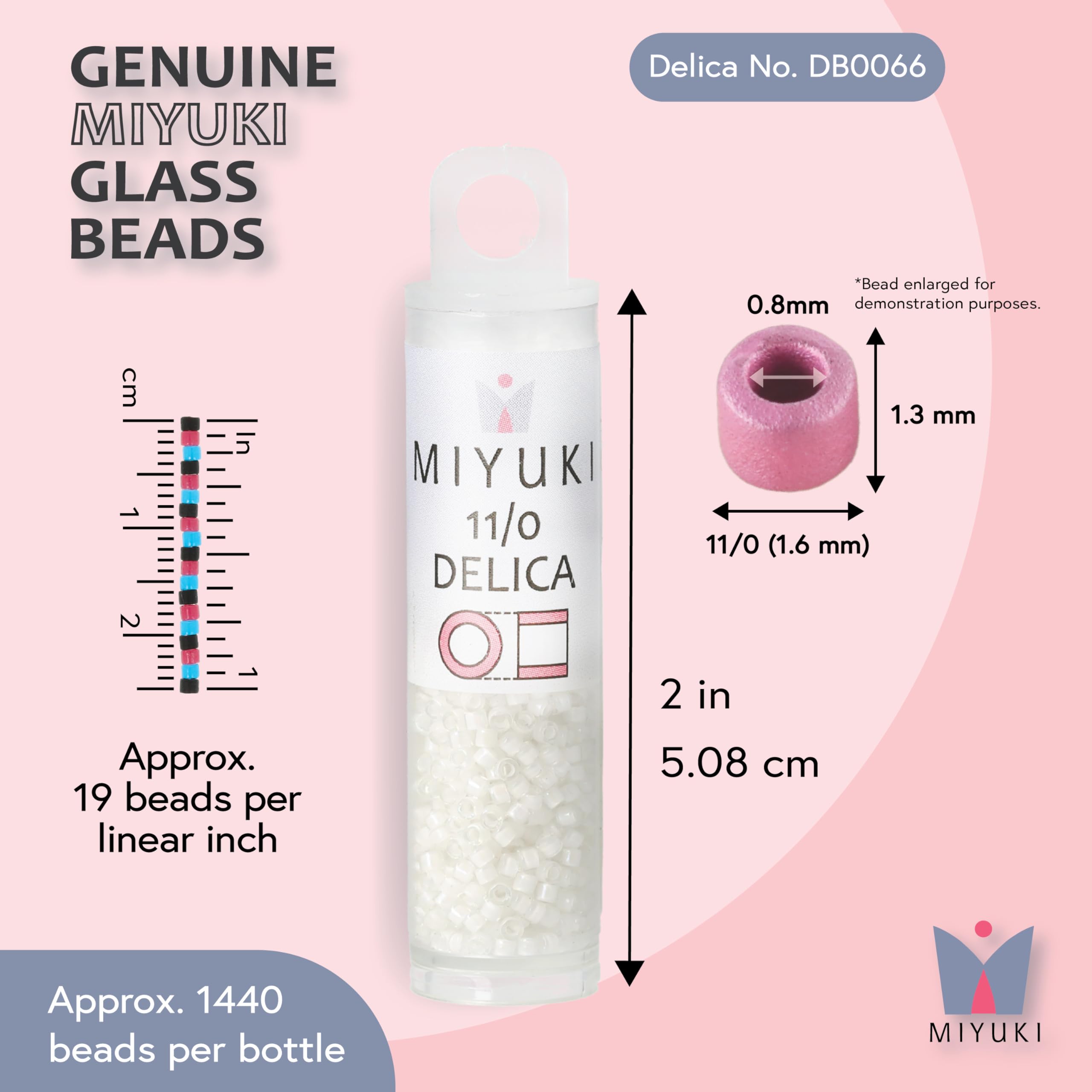 Miyuki Perles de rocaille Delica