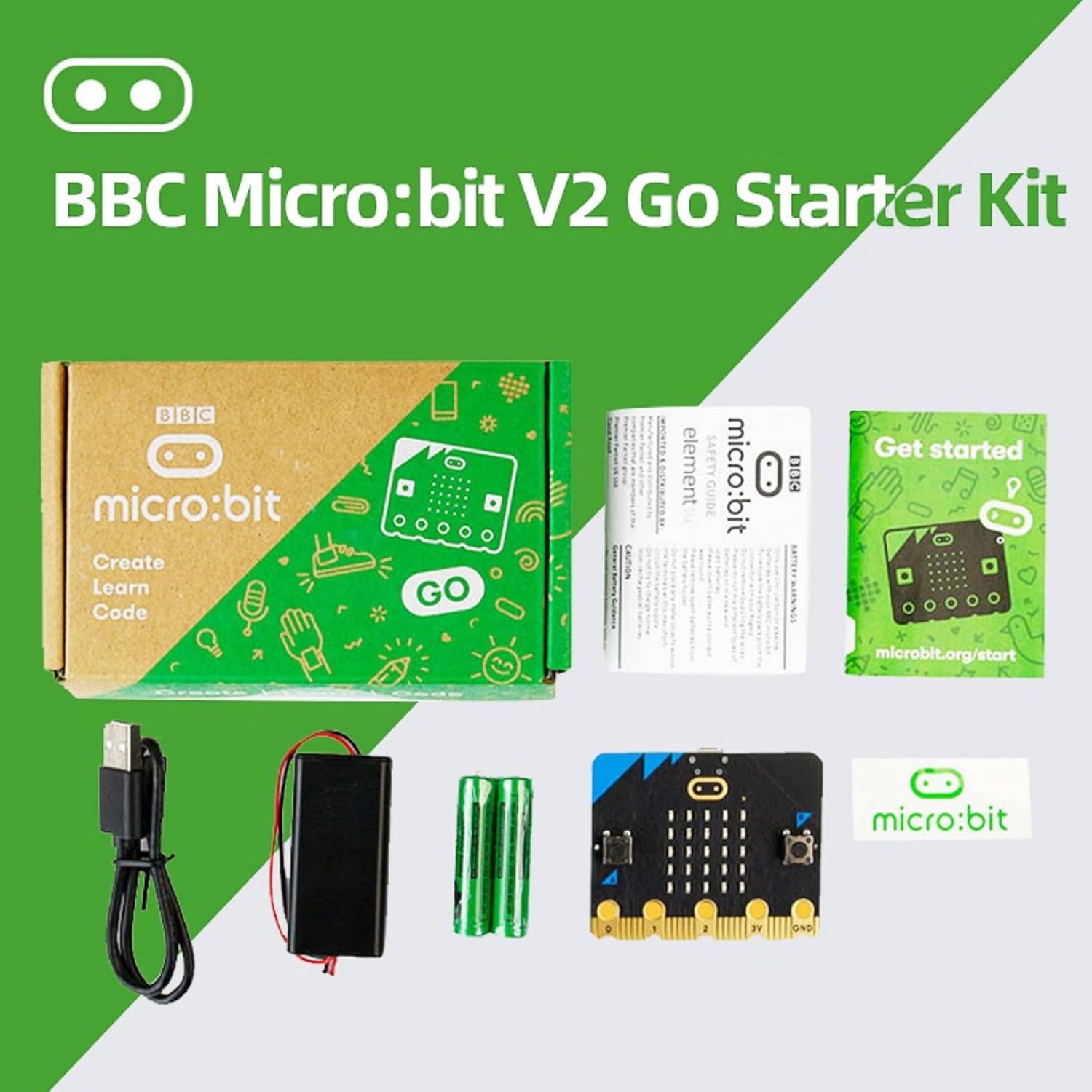 Vis Viva BBC Micro:bit v2 Go – スターターキット(GOバンドル) Amazon.co.jp: MICRO-BIT