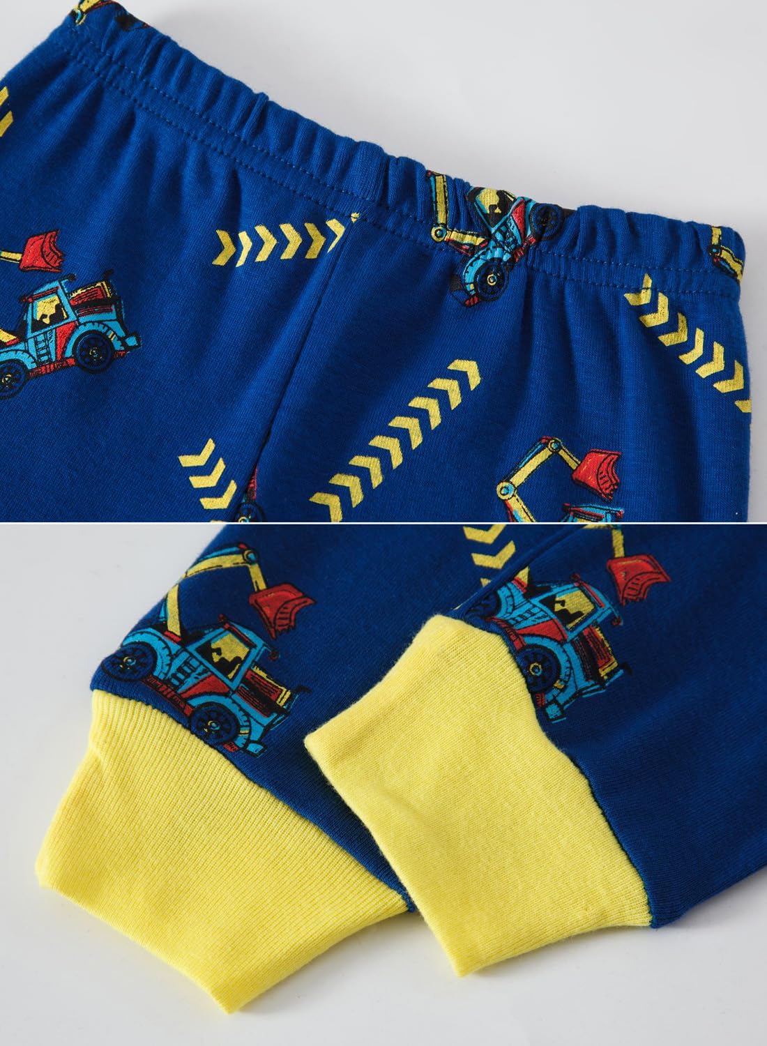 4 Pieces Boys Pajamas Toddler Boys Long Sleeve Cotton Pjs Kids Sleepwear Sets 24Months-12Years - Image 6