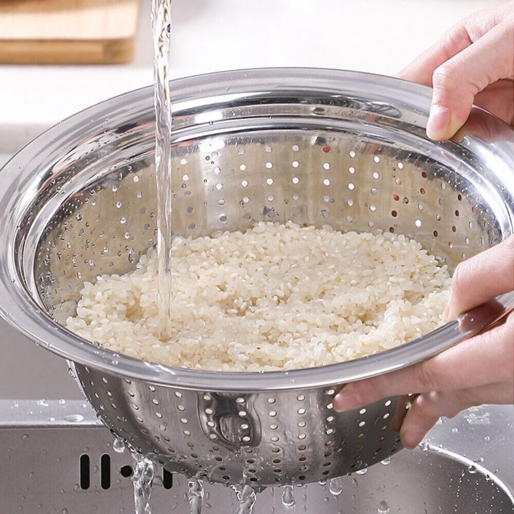 Tiptop Kicthenware Stainless Steel Colanders, Sieves & Colanders Rice Strainer (20cm)