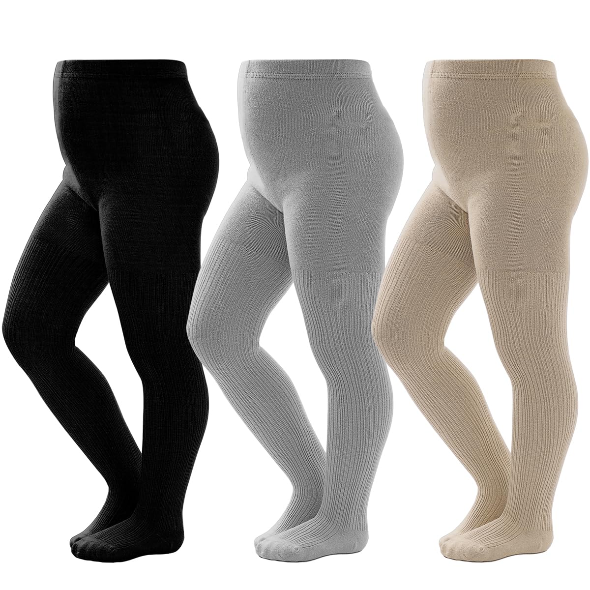 vanberfiaWarm Tights for Baby Girl: Winter Cotton Cable Knit Stocking - Thick Toddler Legging for Various Occasions