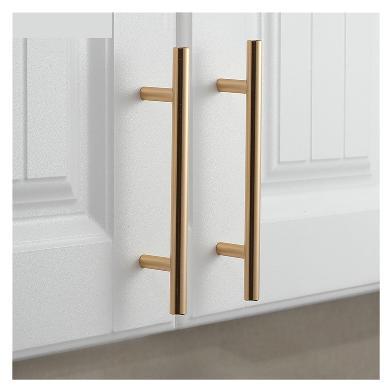 Tiradores de Muebles de Cocina 10 pomos de manija recta acero inoxidable cepillado for puertas cocina(Black 320mm)