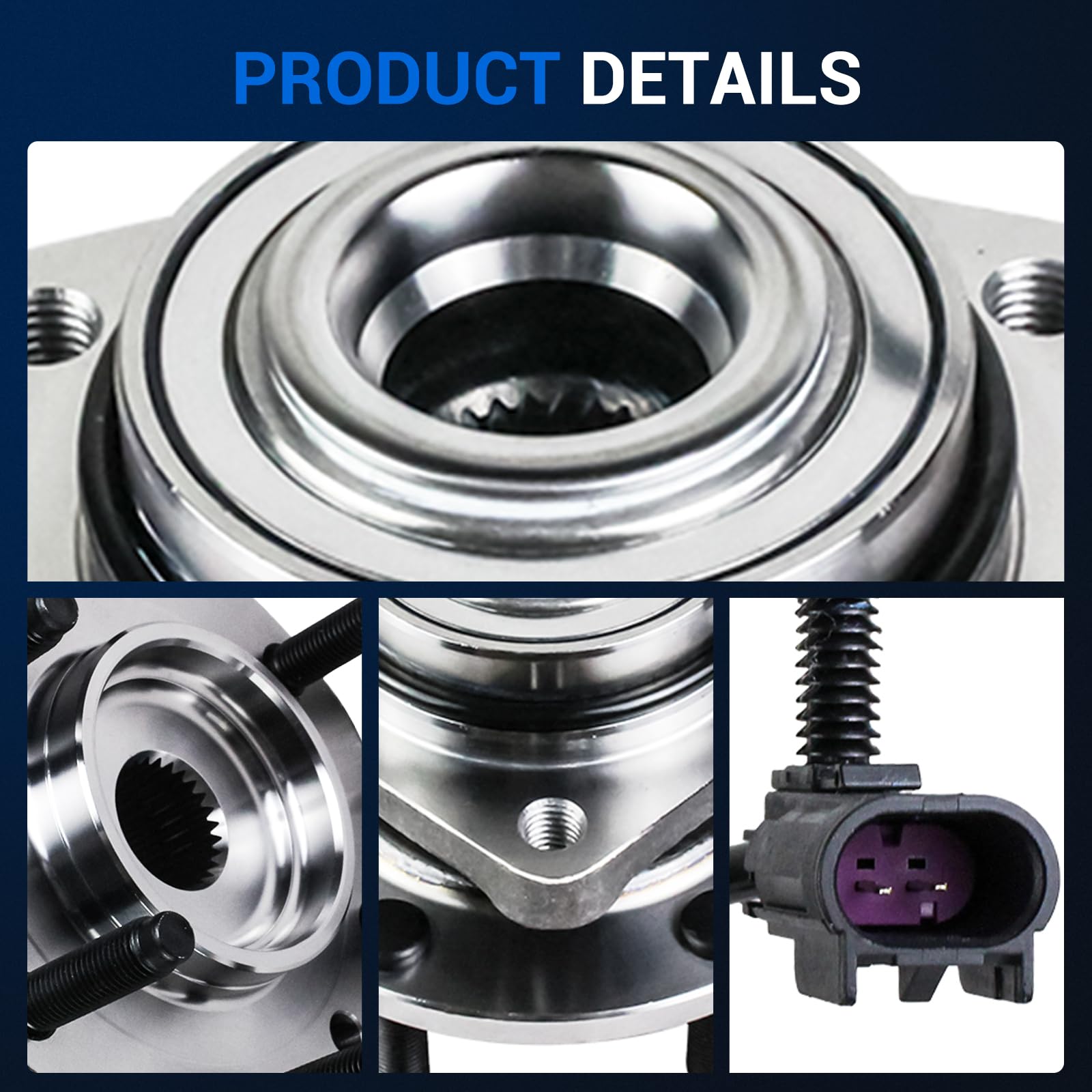 Amazon.com: Autoround Front Wheel Hub and Bearing Assembly 513188