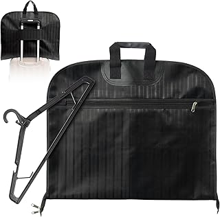 コモライフ 持ち運べる ガーメントバッグ スーツ カバー 男女兼用 撥水加工 ハンガー付 持ち運び 出張