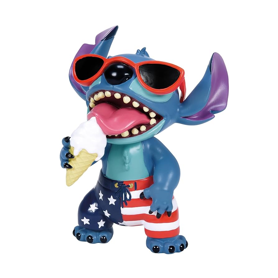 Amazon.com: Enesco Disney Showcase Lilo and Stitch Patriotic