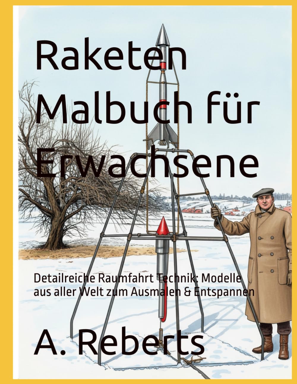 Raketen Malbuch für Erwachsene: Detailreiche Raumfahrt Technik: Modelle aus aller Welt zum Ausmalen & Entspannen