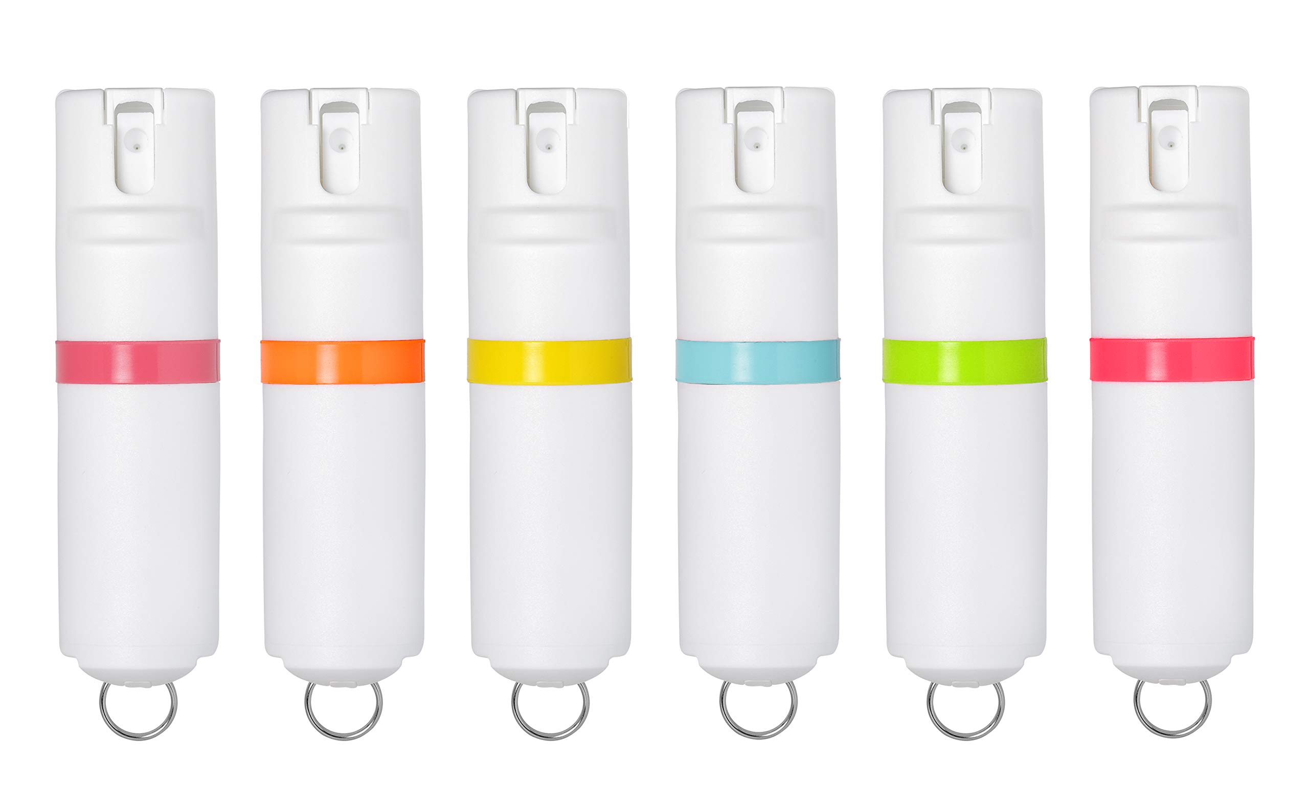 Buy POM White Pepper Spray Keychain Model Maximum Strength Self