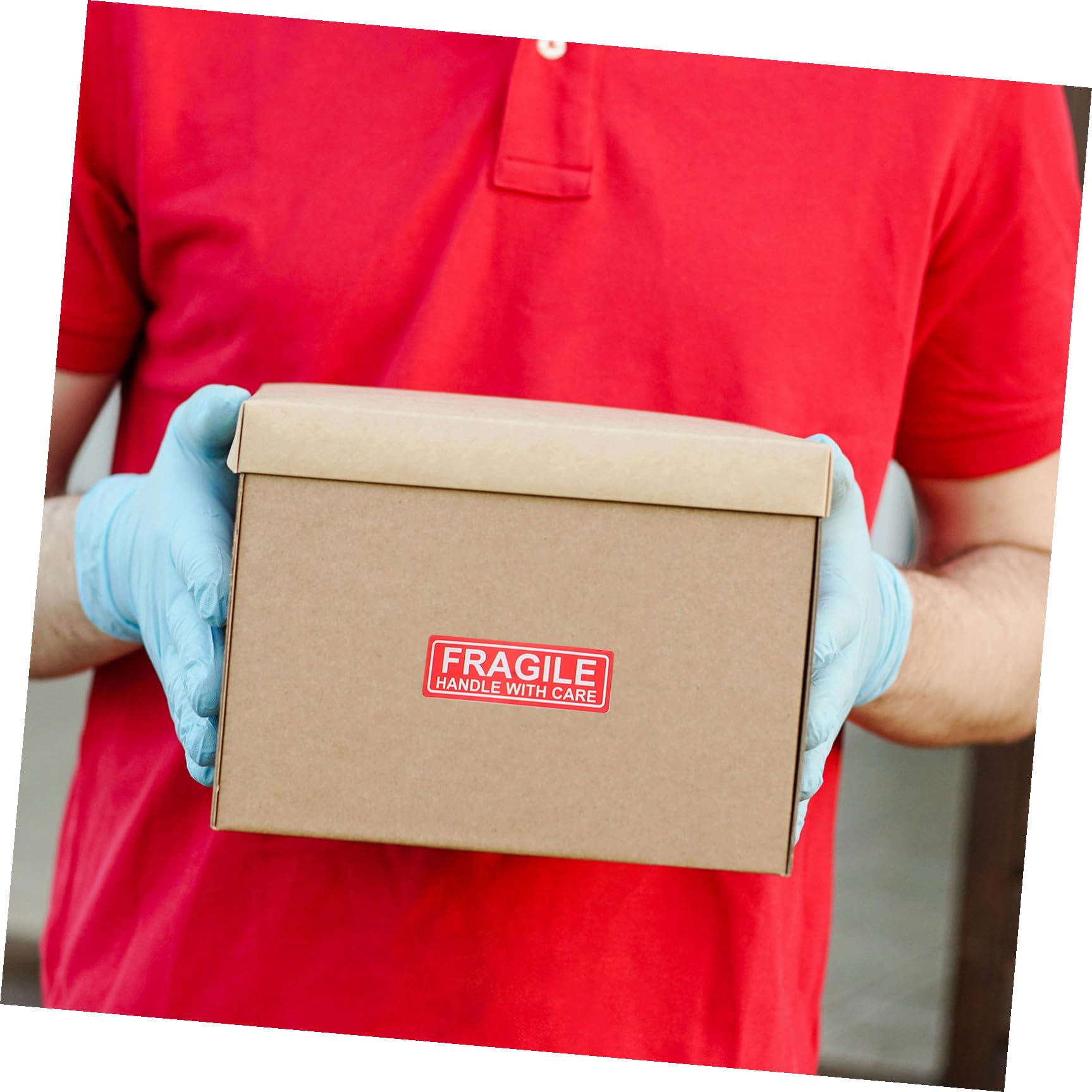 Etichette Adesive Fragili Sfuse 10 Di Etichette Adesive Di Avvertimento Per Imballaggi Di Spedizione
