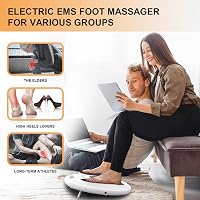 Creliver Vérkeringés Stimulátor Lábakra - EMS/TENS Lábmasszírozó 25 Móddal, Izomstimulációs Készülék Fájdalomcsillapításra, Ízületi Gyulladá 6