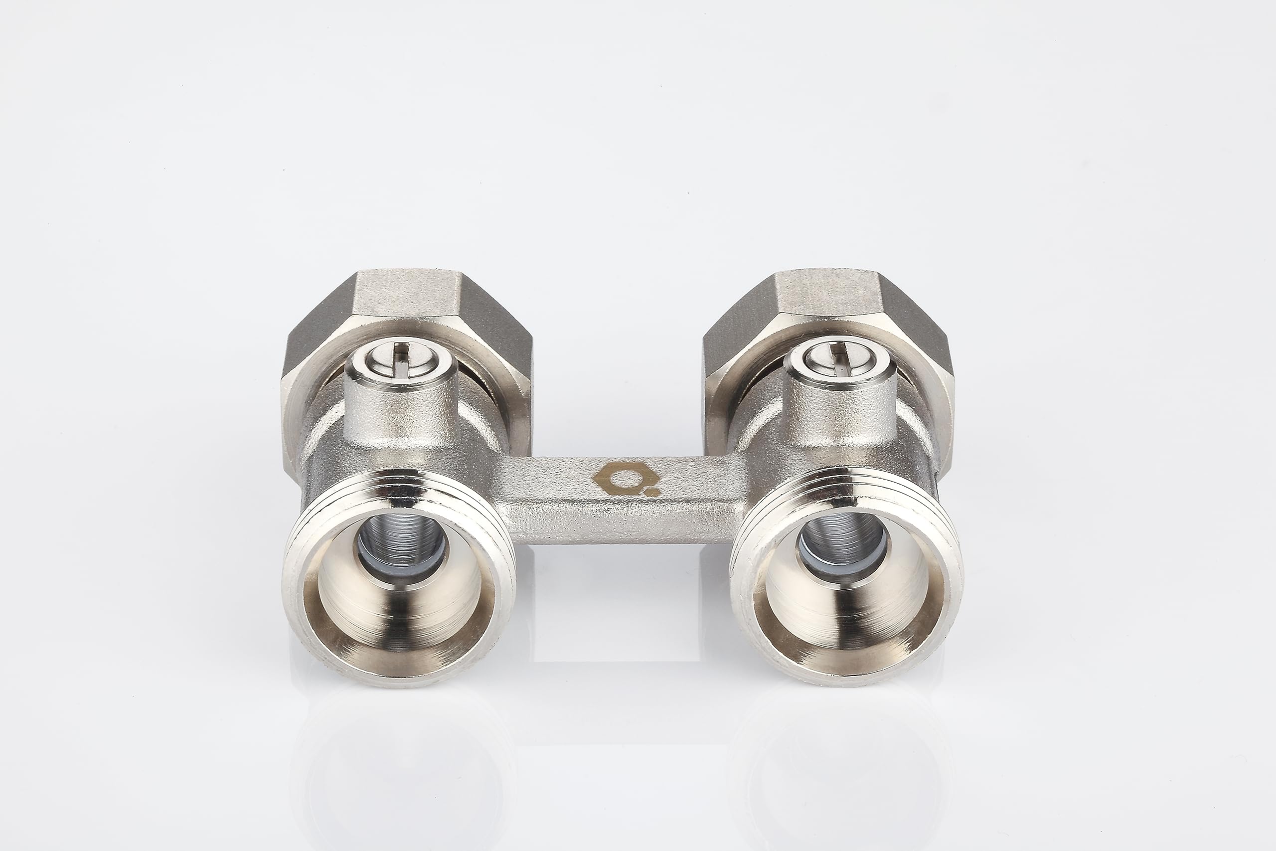 Set Minimalista Di Tubi E Valvole Diritte Per Radiatore - Cromato - Foto 13