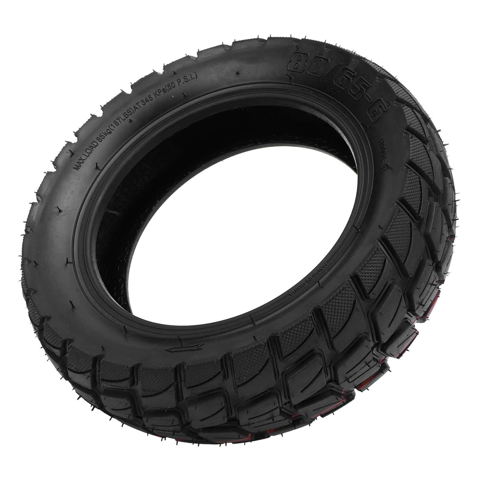Pneumatici esterni 80/65-6 per scooter elettrici, gomma ispessita, antiscivolo, ammortizzanti, per scooter, fuoristrada vuoto per la sostituzione