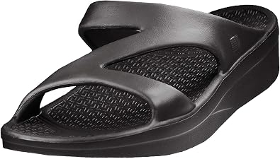 Telic Womens Z-Strap Cushioned Arch Support Slide Sandals