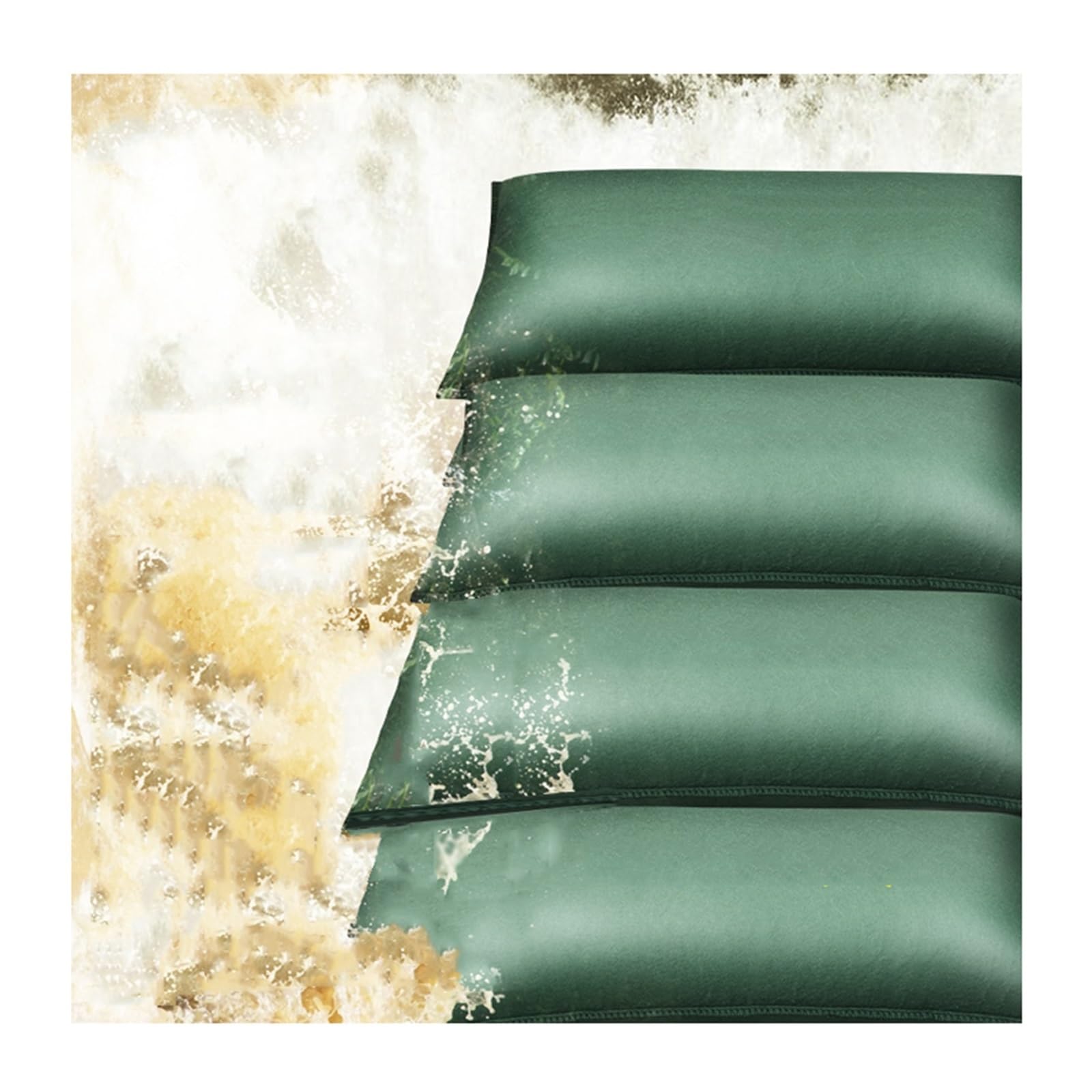 10 Stück wasserabsorbierende Hochwasserschutzrohre – sandlose Sandsäcke for den Hausschutz(30x70cmx10pcs)