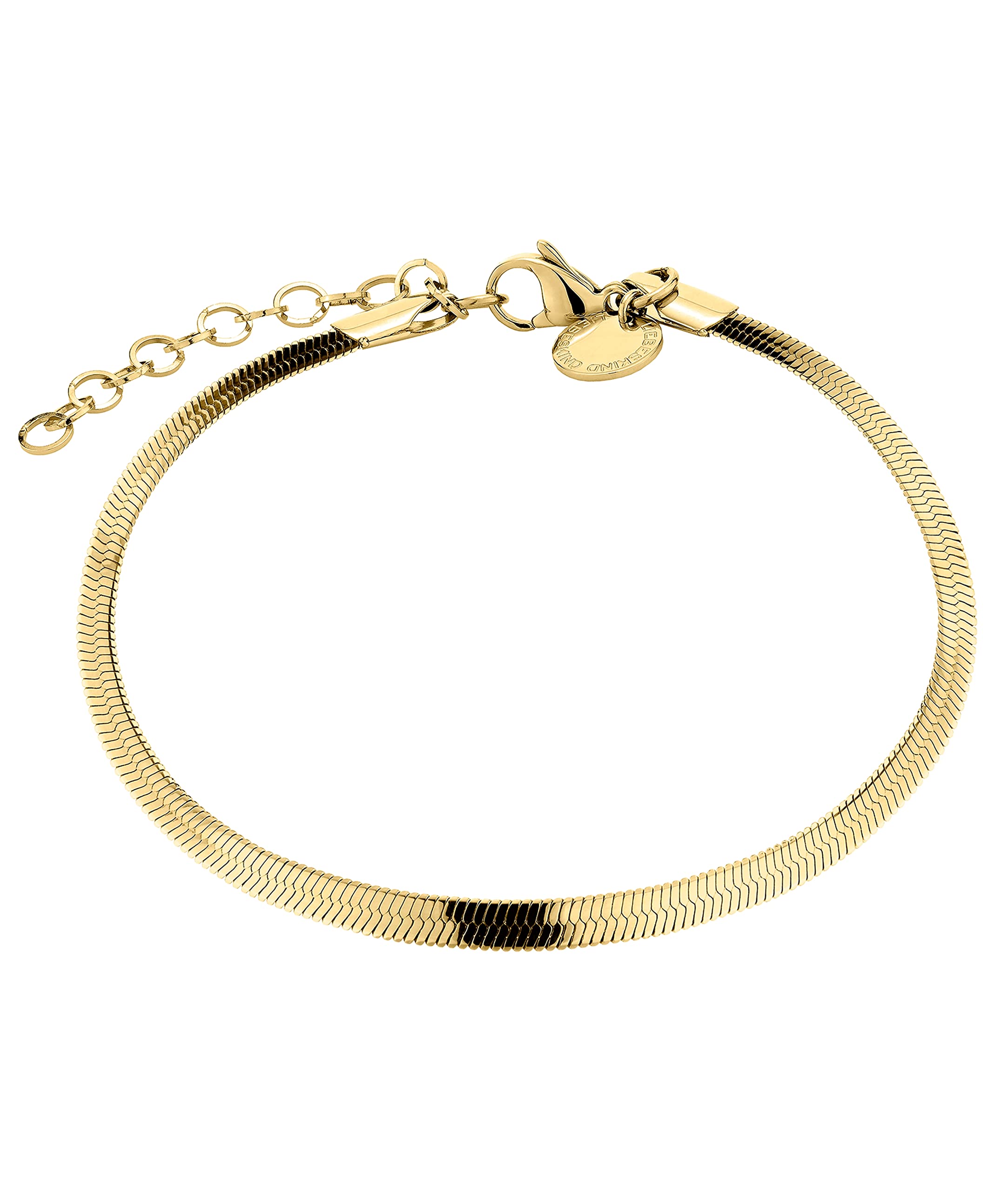 LIEBESKIND BERLIN Damen Sleekchain Armband– Edelstahl Armkette in verschiedenen Farben und Längen, größenverstellbar – zeitlos, modern und vielseitig kombinierbares Schmuckstück