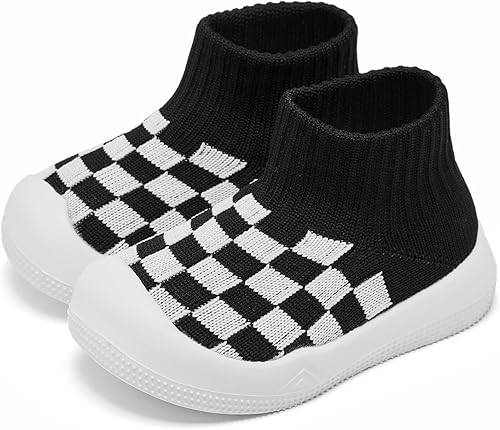 Eashi Zapatos antideslizantes para bebés, niño o niña, para caminar interiores y exteriores. Zapatos de piel con suela transpirable y elástica con