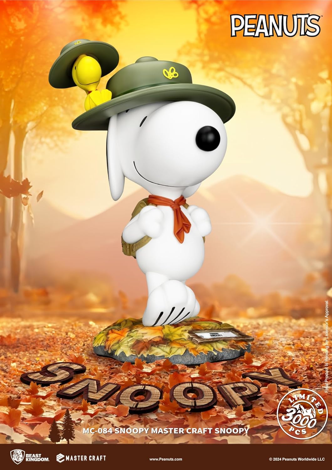 Beast Kingdom Peanuts: Snoopy MC-084 Master Craft Statue