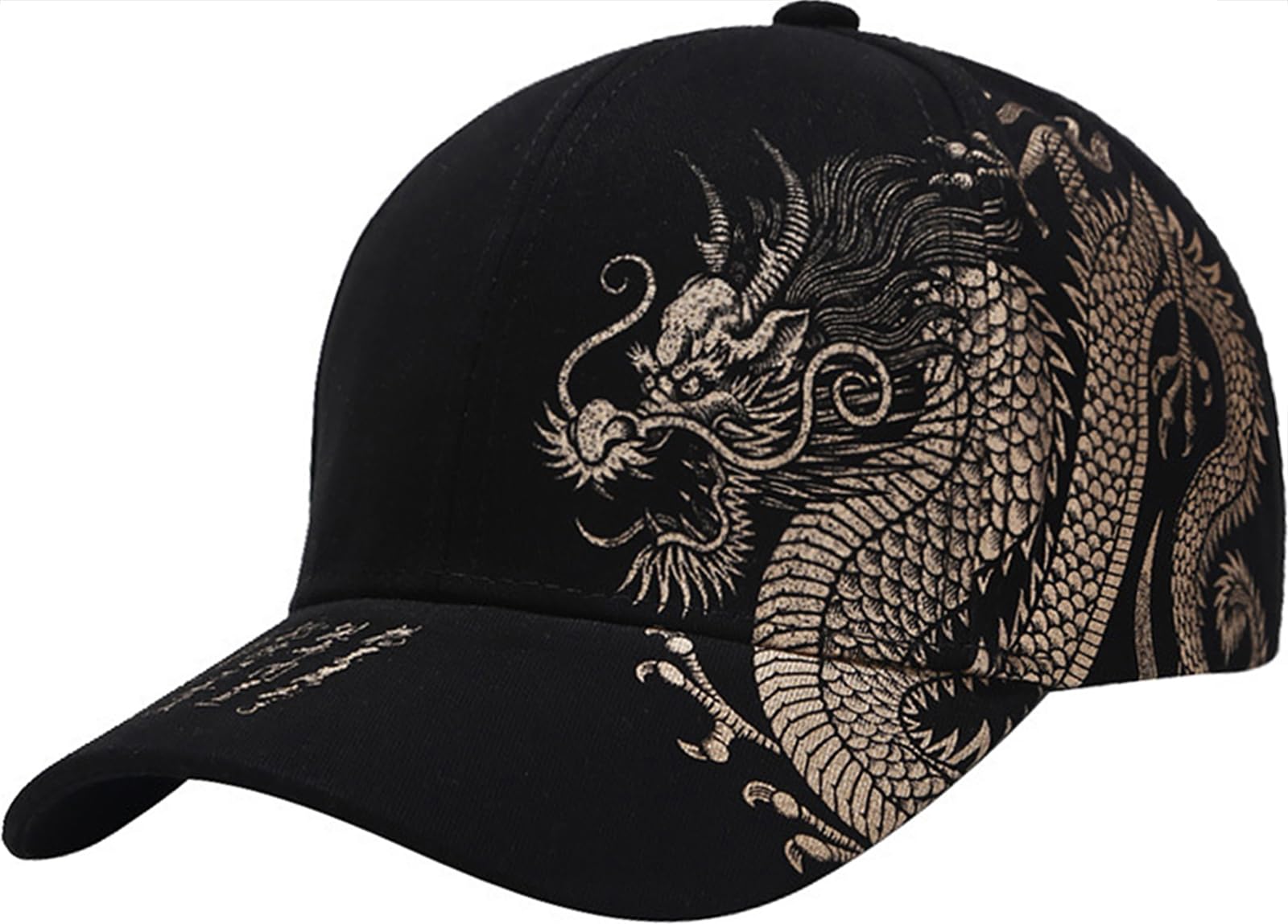 Dragon Black Original Baseball Cap for Women Men Adjustable Classic Cotton Dad Hat Strapback Hats