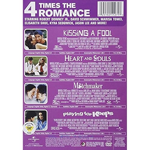 Miniatura 2 de 4-Movie Marathon Romantic Comedy Collection (Kissing a Fool Heart and Souls The Matchmaker Playing for Keeps) DVD