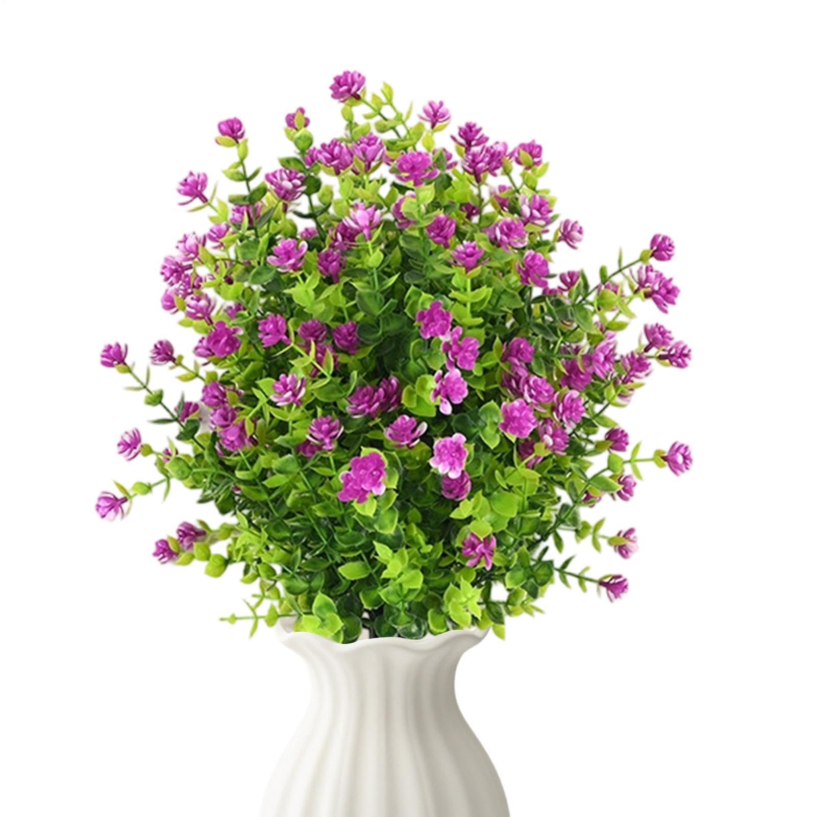 Plantes artificielles d'extérieur résistantes aux UV pour jardinière et balcon