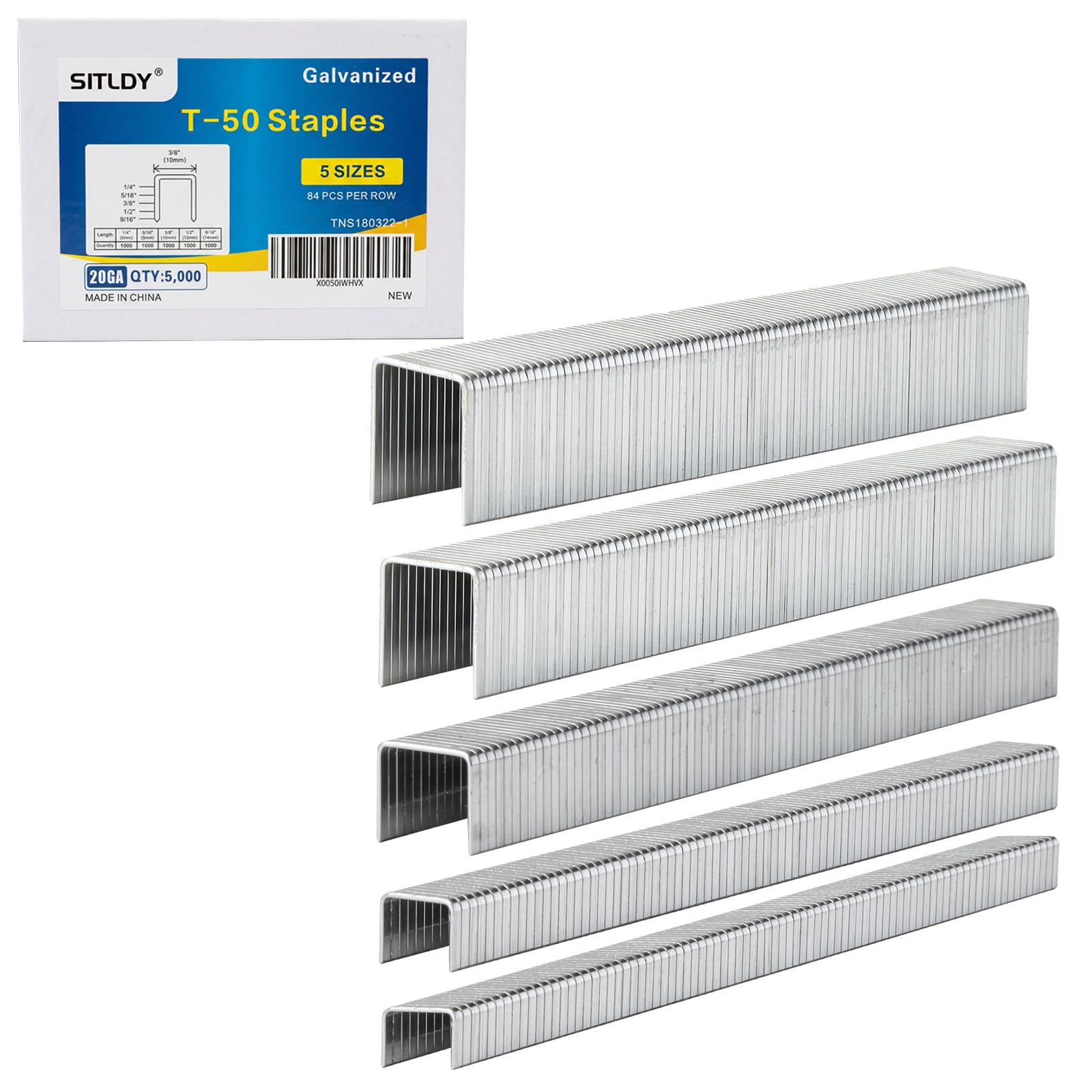 Heavy Duty Galvanized Staples - 1300 Count -8