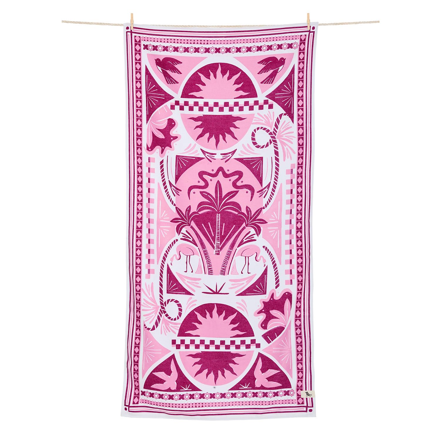 Dock & Bay Bath Towel - For Home - Quick Dry, Super Absorbent - Includes Bag - Bohemian Daydream, Small (85x40cm, 33x16) โ image 1