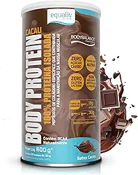 BODY PROTEIN SABOR CACAU - 600 G - EQUALIV