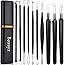 Pimple Popper Tool Kit - Boxoyx 10 Pcs Blackhead Remover Comedone Extractor Kit with Metal Case for Quick and Easy Removal of
