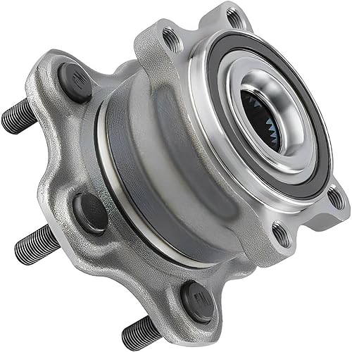 Miniatura 4 de Detroit Axle - 4 bujes de rodamiento de rueda para Infiniti JX35 QX60 Nissan Pathfinder Murano, 4 rodamientos de rueda delantera y trasera y