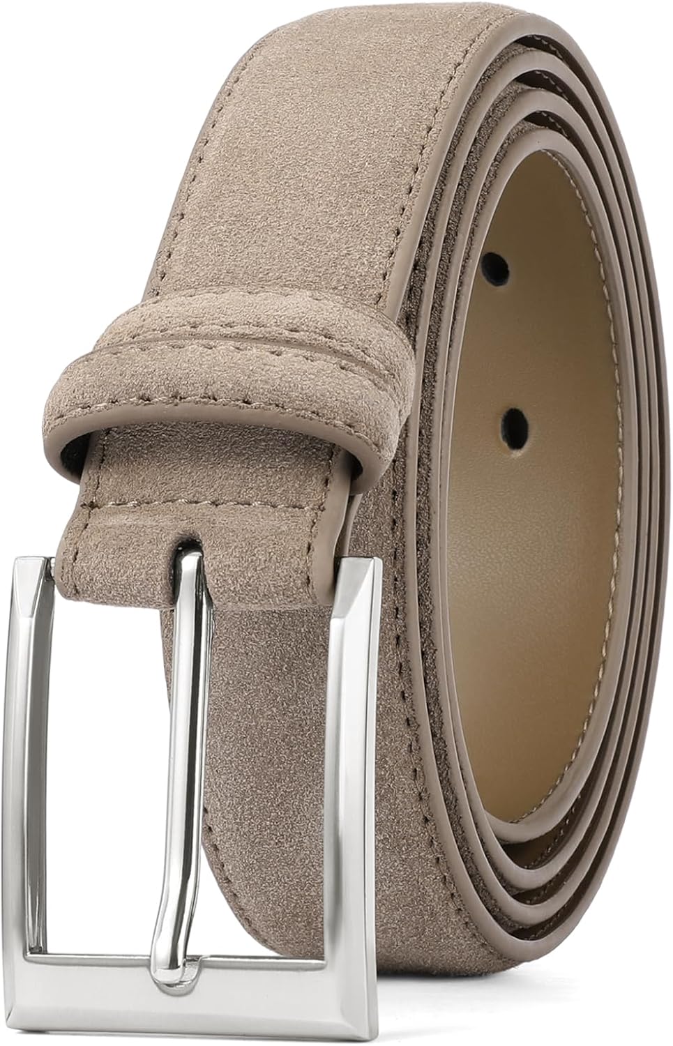 SENDEFN Belt for Men, Casual Leather Belts 1 1/4" Width with Buckle for Jeans Pants Workwear