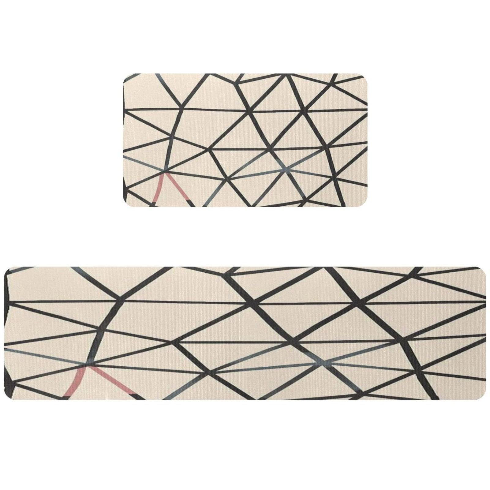 Alfombrillas de cocina lavables VAPOKF alfombra absorbente pasillo set 2