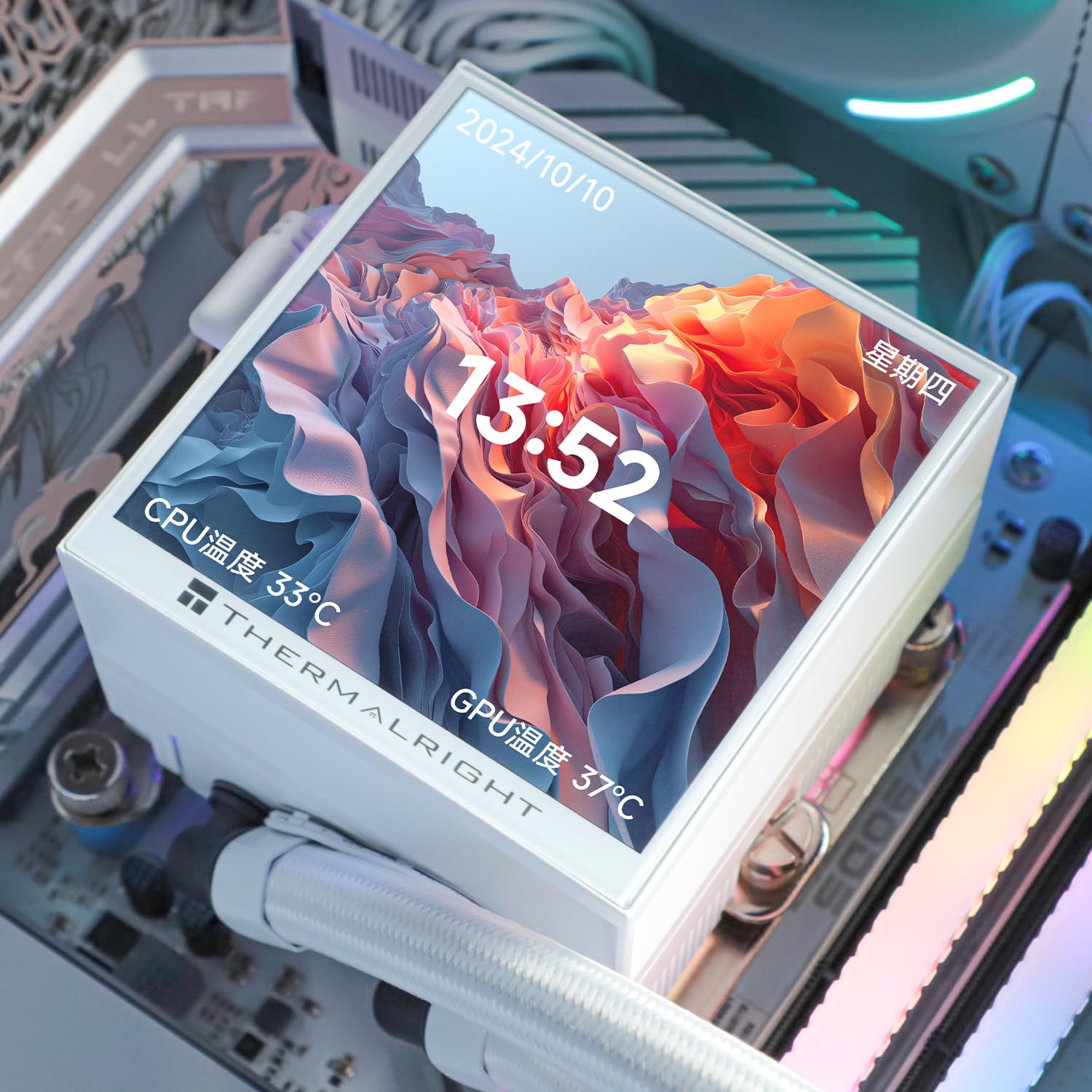 HYPER VISION 360 ARGB WHITE CPUクーラー　中古 Amazon.co.jp: Thermalright Hyper Vision 360 ARGB White CPU AIO