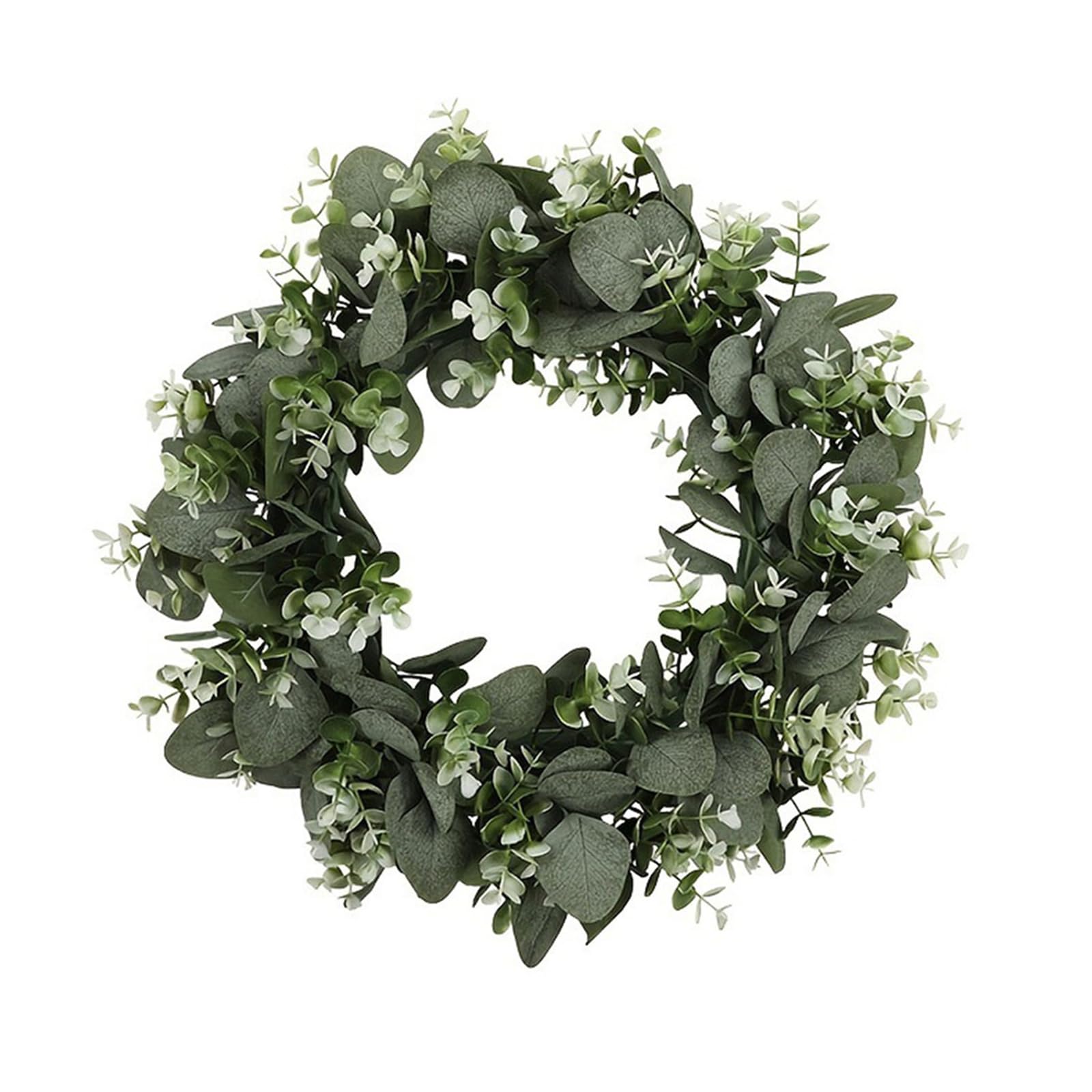 Artificial Wreath for Front Door Farmhouses Garden Wedding Indoor and Outdoor Decorations, Spring Wreath Inviting