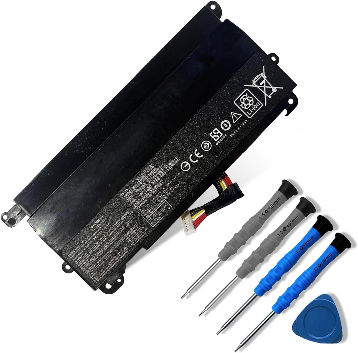 Dentsing 11.25V 67Wh A32N1511 Laptop Battery Compatible with ASUS ROG G752 G752V G752VL G752VM G752VT GFX72J G752VY Series Notebook A32LM9H 0B110-00370000 6-Cell