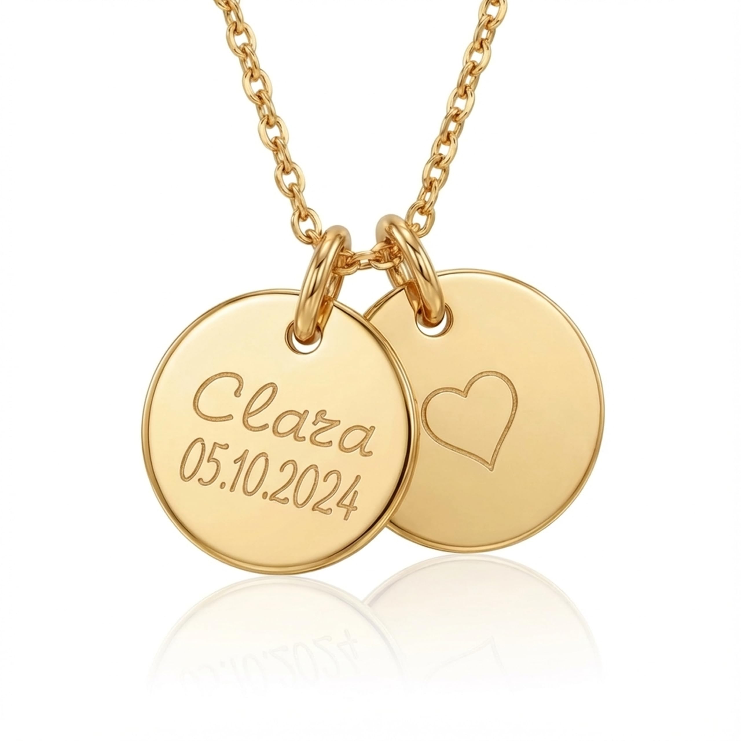 Kamiko Namenskette 925er Sterling Silber Gravurkette, Familienkette, Kindernamen, Geschenk zur Geburt, Personalisierte Kette