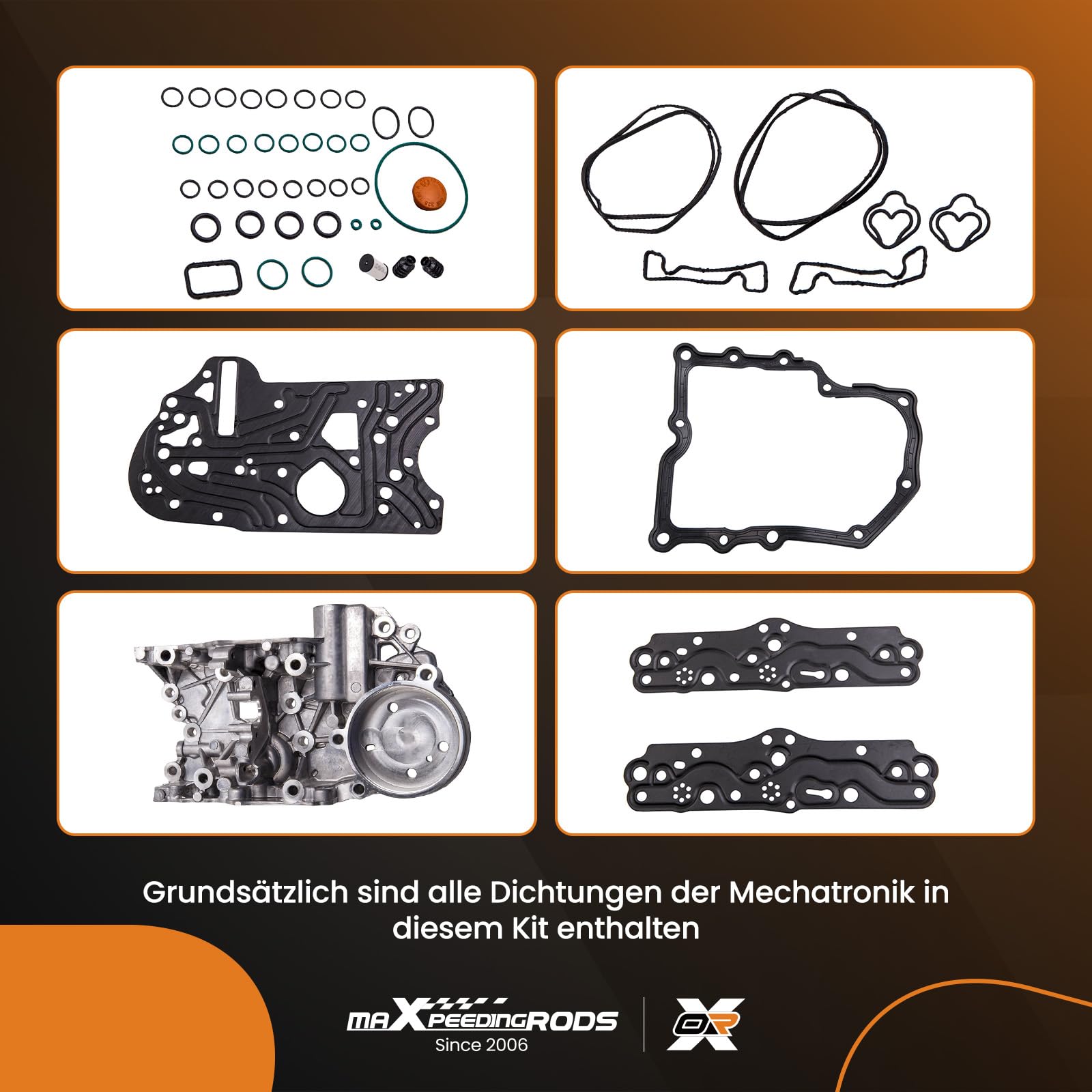 maXpeedingrods Kit de reparación de cuerpo de válvula de transmisión para VW para para Seat para Skoda 7 SPD DQ200 0AM325066AA
