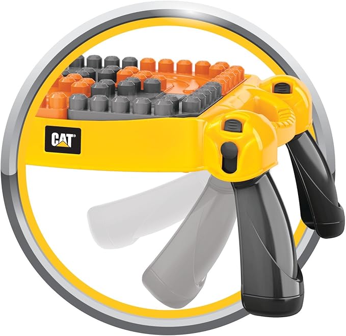 mega bloks caterpillar table construction site