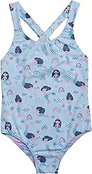 Maiô Infantil Praia Piscina Sereia Estampa Dupla UV 50+ She By Mash