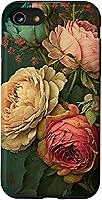 Vista 18 de Funda para iPhone 12/12 Pro Boho Shabby Chic Bohemio Rosas Vintage Flores Floral