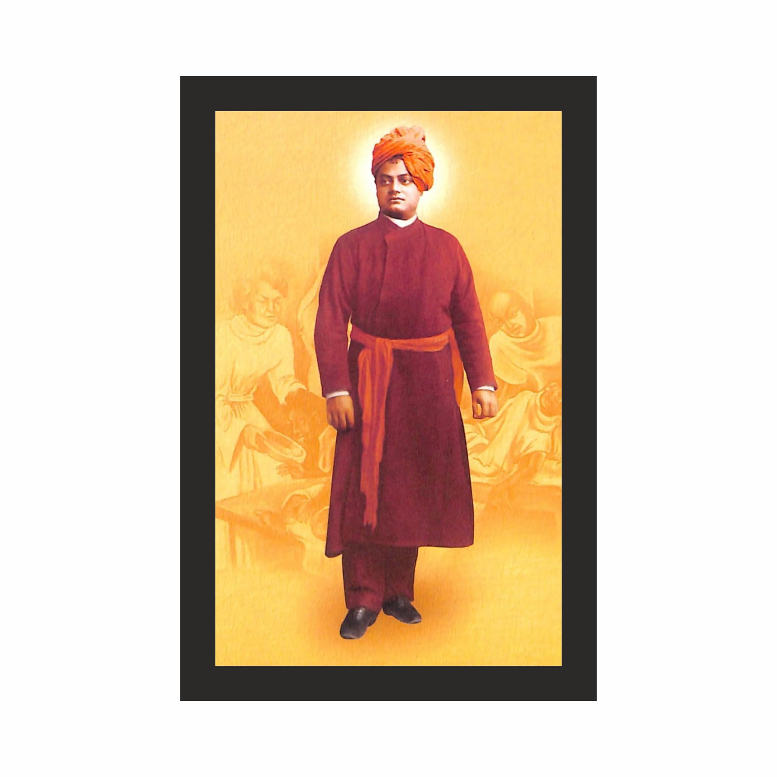 Swami Vivekananda Full Portrait Wall Art Frame 12x18 Inch – view 3