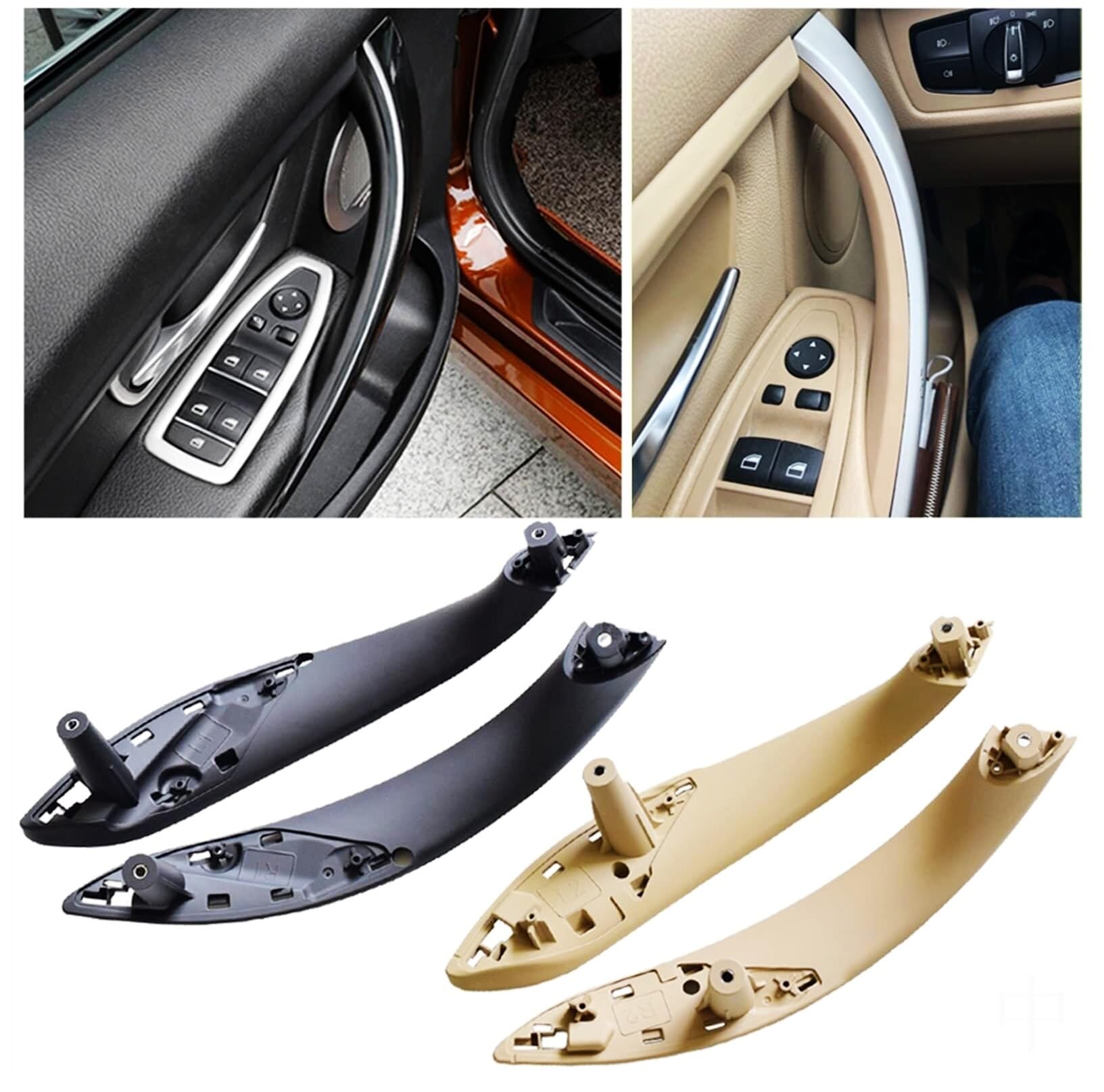 Sostituzione Maniglia Interna Portiera Rivestimento per maniglia interna della portiera Per BMW Serie 3 F30 2012-2018 (codice OE: 51417279312)