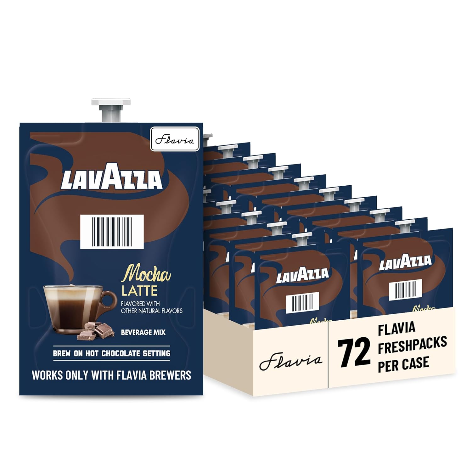 Flavia Lavazza Mocha Latte Freshpacks works only with Flavia Brewers (Case of 72)