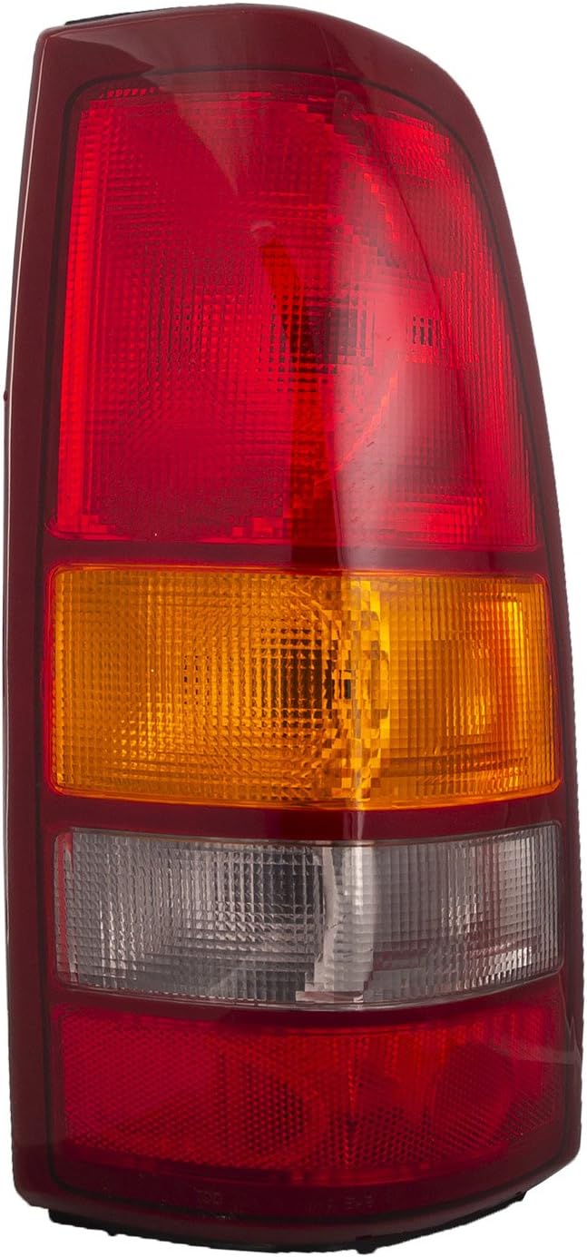 HEADLIGHTSDEPOT Tail Light Compatible with Chevrolet GMC Sierra 1500 Fleetside 2500 C3 Silverado 1500 2500 Right Passenger Side Tail Lamp Assembly