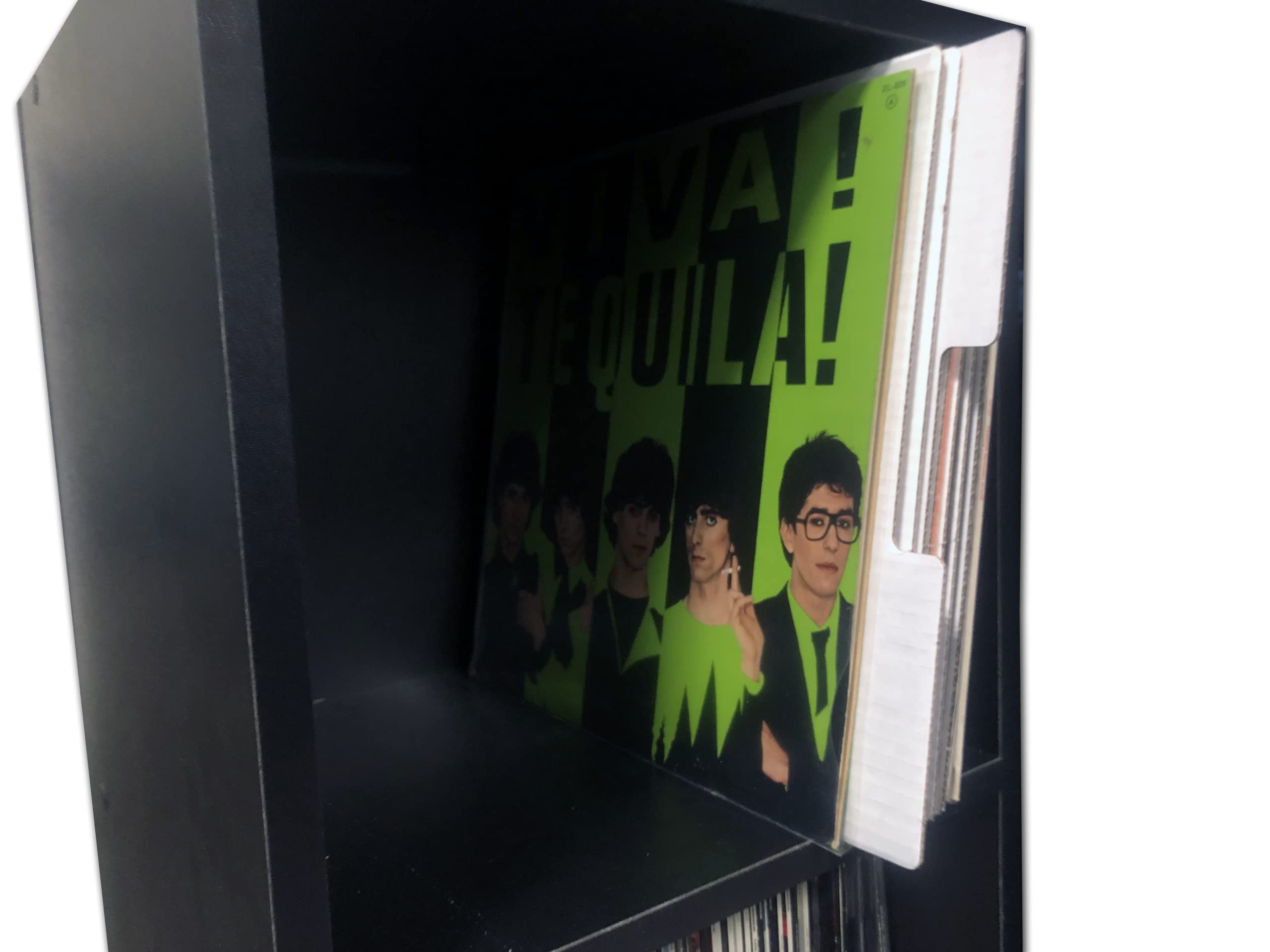 50 Divisores Básicos de Cartón Hueco para Discos de Vinilo LP - Ref.1840 | Organización eficiente y económica. Perfectos para clasificar tu colección de forma clara, ordenada y fácil de identificar.