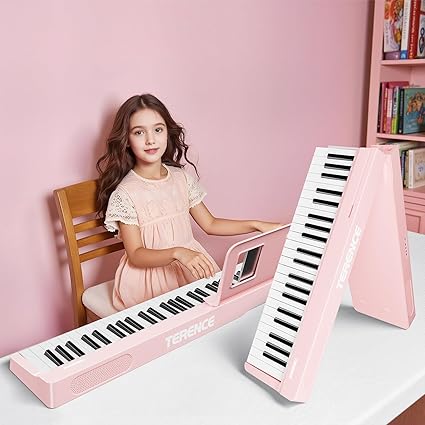 Portable Piano Keyboard Foldable: Portable Keyboard Piano 88 keys Semi.