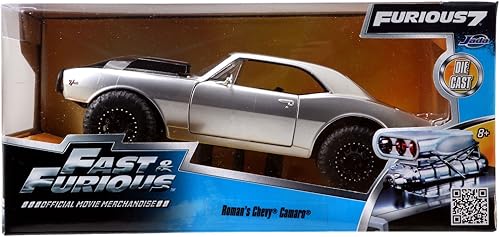 Miniatura 2 de 1/24 Jada Fast & Furious 7 Romans Chevy Camaro Z28 Off Road 97166 Plata, #G14E6GE4R-GE 4-TEW6W213325