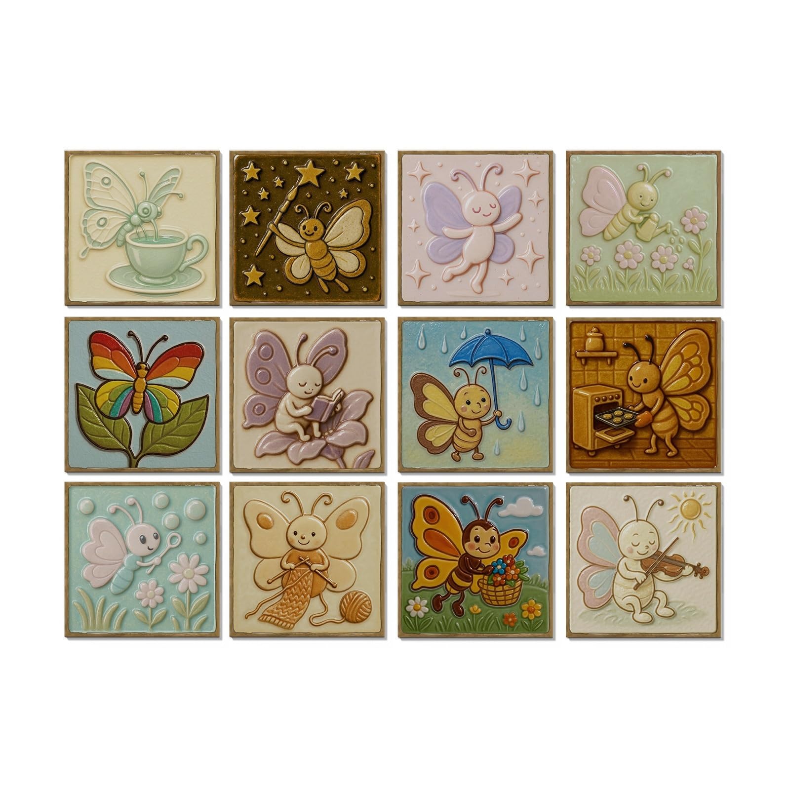 CYWDHFO Self-Adhesive Wall Stickers Home Modified Tile