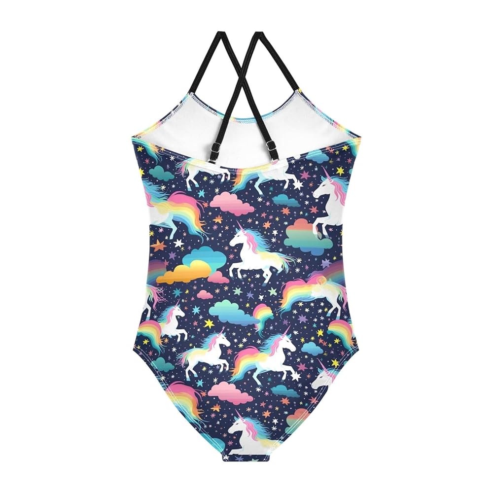 Amazon.com: Toddler Cute Unicorn Rainbow One Piece Swimsuits