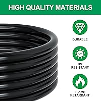 Vista 4 de STRIGHT Cable de Extensión para RV de 50 Pies 30 Amp, Cable de Extensión de Energía para RV NEMA TT-30P Macho a TT-30R Hembra Trabajo Pesado 10 AWG