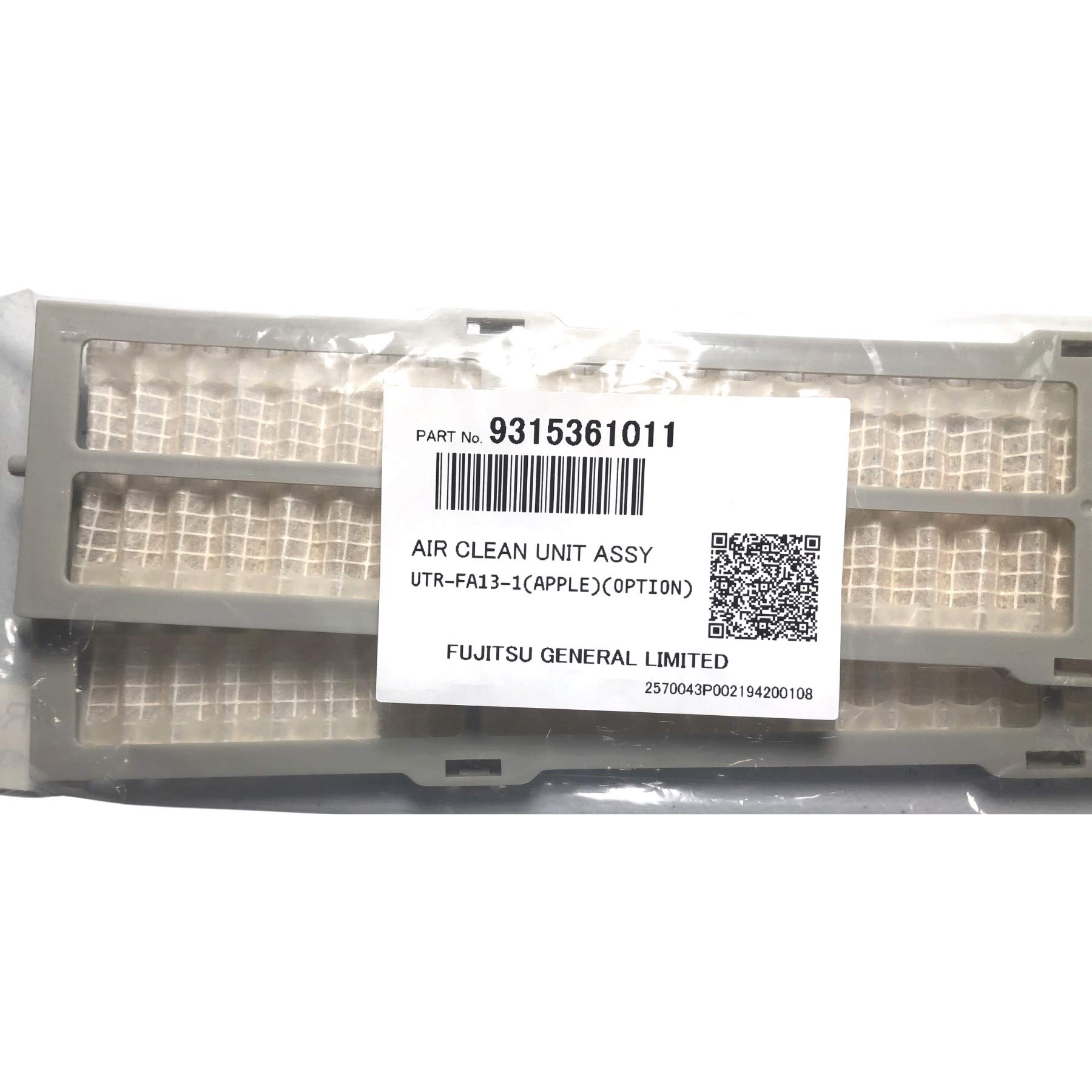 Coapak Ersatzfilter 4er-Set Für Fujitsu General Klimaanlagen – Kompatibel Mit K9317250009