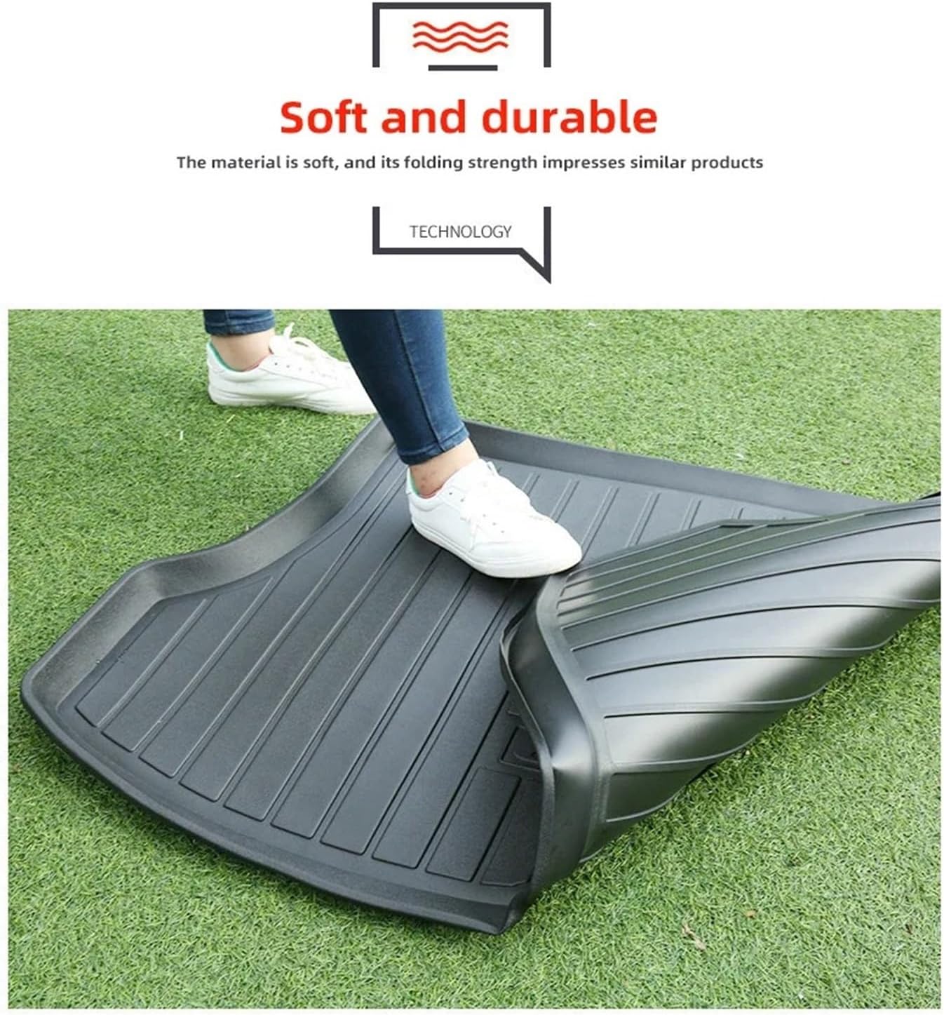 Car TPE Trunk Mats Compatible with Avatr 12 2024 Accessories 2023 2025 Anti-Scratch Liner Waterproof Carpet Protector Storage Pad